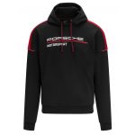 Porsche Motorsport Sweat à capuche noir/rouge