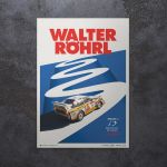 Poster Walter Röhrl - 75th birthday - San Remo 1985