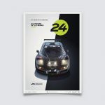 Poster McLaren F1 GTR - 24h Le Mans