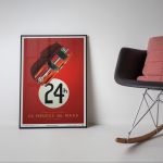 Poster Ferrari 250 GTO - Red - 24h Le Mans - 1962 - Collector's Edition