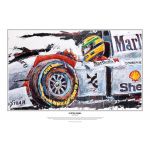Ayrton Senna reproduction d'art McLaren 1993 par Armin Flossdorf