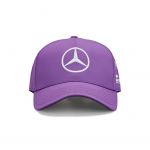 Mercedes-AMG Petronas Lewis Hamilton Gorra Driver para niños violeta