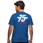 Team 75 T-Shirt Racing bleu