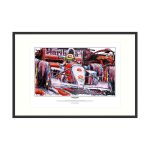 Ayrton Senna Kunstdruck McLaren 1993 von Armin Flossdorf