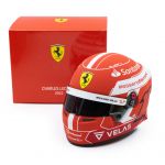 Charles Leclerc miniature helmet Formula 1 2022 1/2