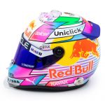 Sergio Pérez miniature helmet Formula 1 Miami GP 2022 1/2