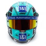 Mick Schumacher casco in miniatura Miami 2022 1/2
