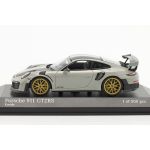 Porsche 911 GT2 RS Weissach Package 2018 chalk / gold rims 1/43