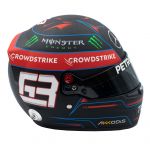 George Russell casco in miniatura Formula 1 2022 1/2