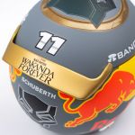 Sergio Pérez casque miniature Formule 1 GP du Brésil 2022 1/2