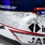 Sergio Pérez Casco en miniatura Fórmula 1 GP de Japón 2022 1/2