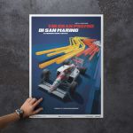 McLaren MP4/4 Ayrton Senna San Marino Poster