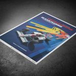 McLaren MP4/4 Ayrton Senna San Marino Poster