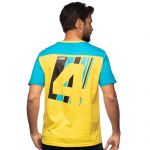 HRT T-Shirt No. 4 bleu/jaune