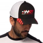 HRT Cappellino Racing nero/bianco