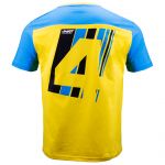 HRT Maglietta No. 4 blu/giallo