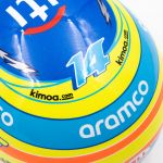 Fernando Alonso Miniaturhelm Formel 1 2023 1:2
