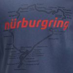 Nürburgring T-Shirt Racetrack blau