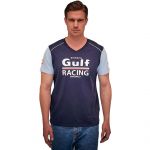 Gulf T-shirt Racing V-Neck bleu marine