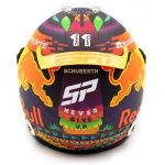 Sergio Pérez casque miniature Formule 1 GP du Mexique 2023 1/2