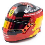 Carlos Sainz miniature helmet Formula 1 2023 1/2