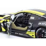 BMW M4 GT3 3rd place 24h Dubai 2023 Team WRT - Rossi, Gelael, Hesse, Marin, Whale in scale 1:18
