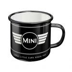 Metal cup Mini - Logo black