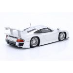 Porsche 911 GT1 Street Version 1997 argent 1/18