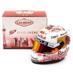 Sergio Pérez casque miniature Formule 1 Las Vegas GP 2023 1/2