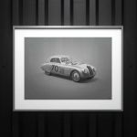 Poster BMW 328 - Silver - Mille Miglia - 1940  - Colors of Speed