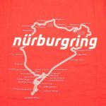 Nürburgring T-Shirt enfant Racetrack rouge