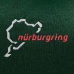Nürburgring T-Shirt Racetrack grün