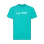 Mercedes-AMG Petronas T-shirt enfant Logo turquoise