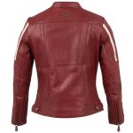 24h Race Le Mans Ladies Leather jacket red