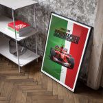 Ferrari F1-2000 - Michael Schumacher - Italy - Suzuka GP - Poster