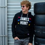 James Hunt Sweat à capuche Silverstone