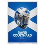 David Coulthard Poster Casco 2000