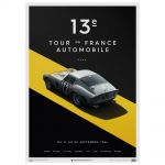 Cartel Ferrari 250 GTO - Plata - Tour de Francia - 1964