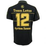 Poloshirt Ayrton Senna Classic Team Lotus back