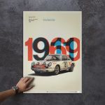 Cartel Porsche 911R - Tour de France - 1969