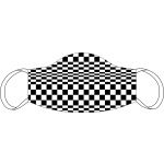 Chequered Flag Double Layer Mask