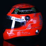 Réplica de casco Michael Schumacher 1:1 Final 2012