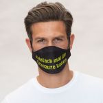 Eslogan de la máscara de la nariz y la boca
