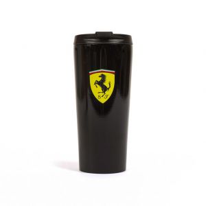 Scuderia Ferrari Thermo-Tasse schwarz