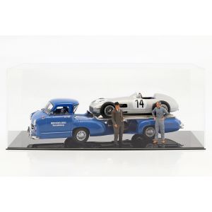 Mercedes-Benz race transporter The blue wonder year of construction 1955 1/18