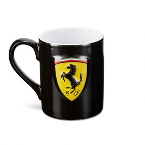 Scuderia Ferrari Tasse Scudetto Shield schwarz