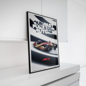 Poster Formula 1 - Our past fuels our future - 70th anniversary