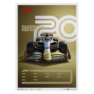 Poster Formel 1 Jahrzente - 2020er Jahre Die Zukunft Liegt Vor Uns