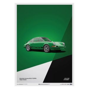 Affiche Porsche 911 RS - Vert