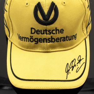 Michael Schumacher Personal Cap 20 Jahre Formel 1 Gold Edition
